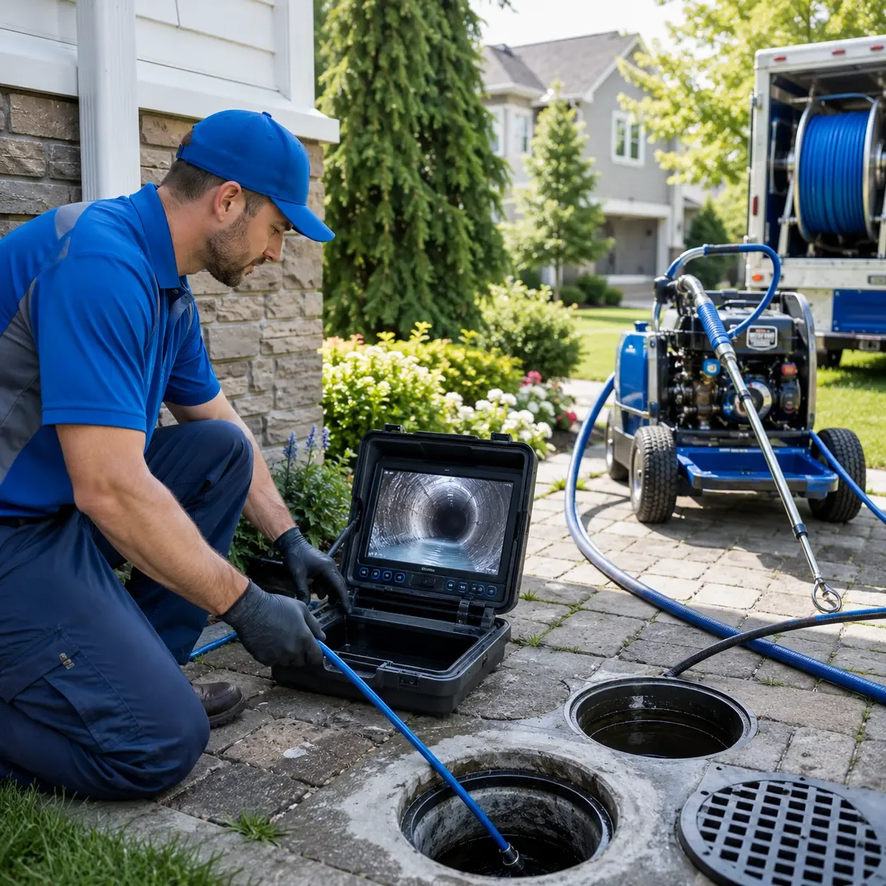 Outdoor drain cleaning professionals serving Rochert, MN